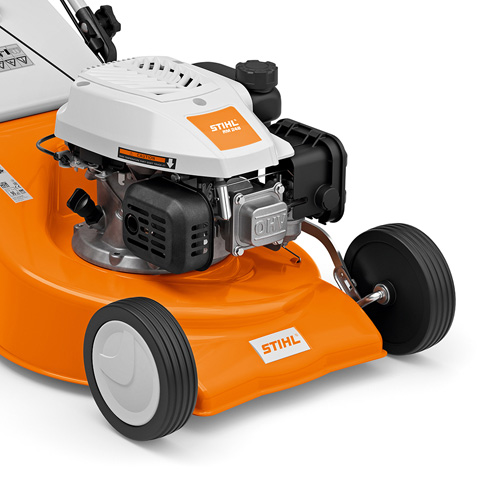 Odporna na uszkodzenia mechaniczne metalowa obudowa kosiarki spalinowej STIHL RM 2 RC