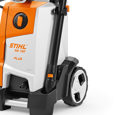 Specjalne miejsce na lance w myjce wysokociśnieniowej STIHL RE 120