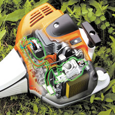 Nieustannie optymalna moc i wydajność Moduł M-Tronic w kosie spalinowej STIHL FS 490 C-EM