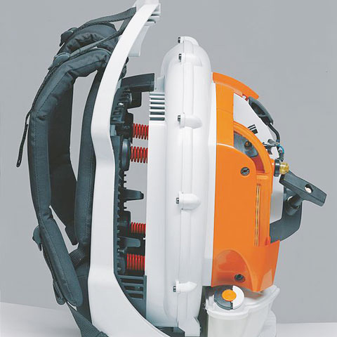 System antywibracyjny skutecznie redukuje zmęczenie operatora Skuteczny system antywibracyjny opryskiwacza spalinowego STIHL SR 450