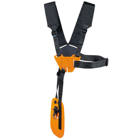 Szelki ułatwiają długotrwałą pracę Szelki na wyposażeniu kosy spalinowej STIHL FS 89