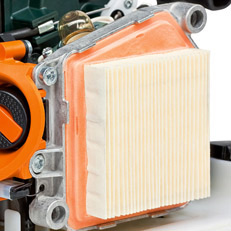 Dłuższe przerwy pomiędzy przeglądami Trwały filtr powietrza kosy spalinowej STIHL FS 490 C-EM