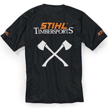 T-Shirt męski funkcyjny STIHL Timbersports czarny