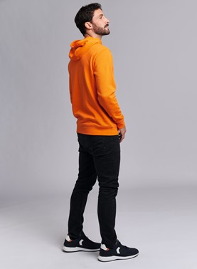 Bluza z kapturem unisex Hoodie Orange