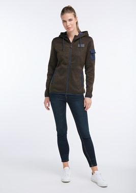 Kurtka damska STIHL z polaru brązowa