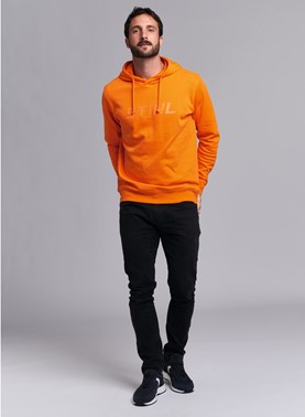 Bluza z kapturem unisex Hoodie Orange