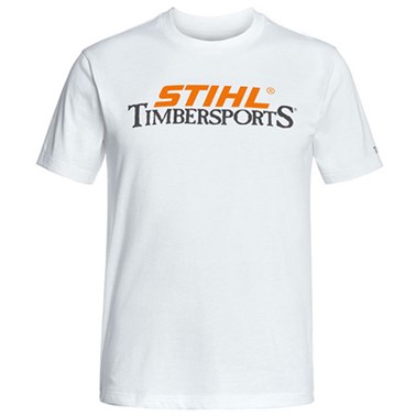 T-Shirt męski STIHL Timbersports biały