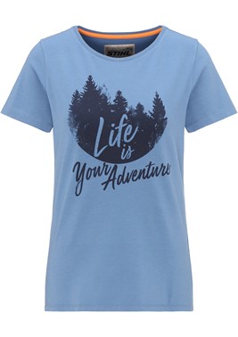 T-Shirt damski STIHL "LIFE" niebieski