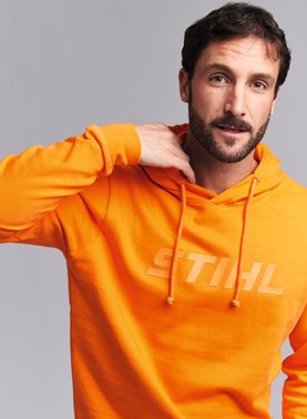 Bluza z kapturem unisex Hoodie Orange