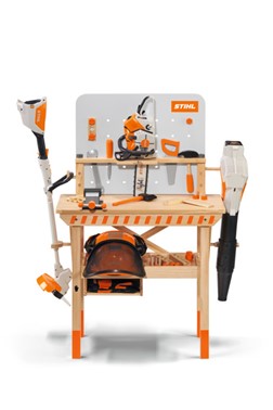 Drewniany stół warsztatowy dla dzieci STIHL