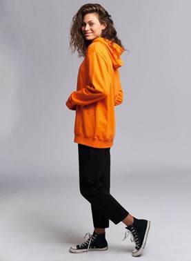 Bluza z kapturem unisex Hoodie Orange