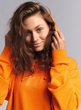 Bluza z kapturem unisex Hoodie Orange
