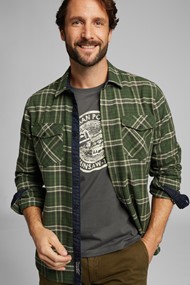 Koszula męska STIHL PLAID FLANNEL zielona